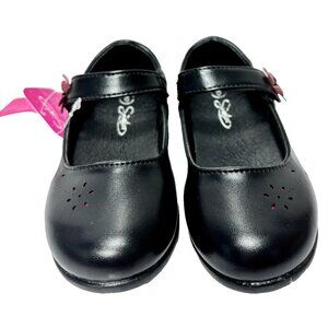 Girl's Toddler Size 10 Black Mary Jane Shoes, School Uniform Shoes New